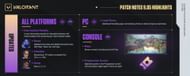 Highlights of Valorant patch notes 9.05 (Image via Riot Games)